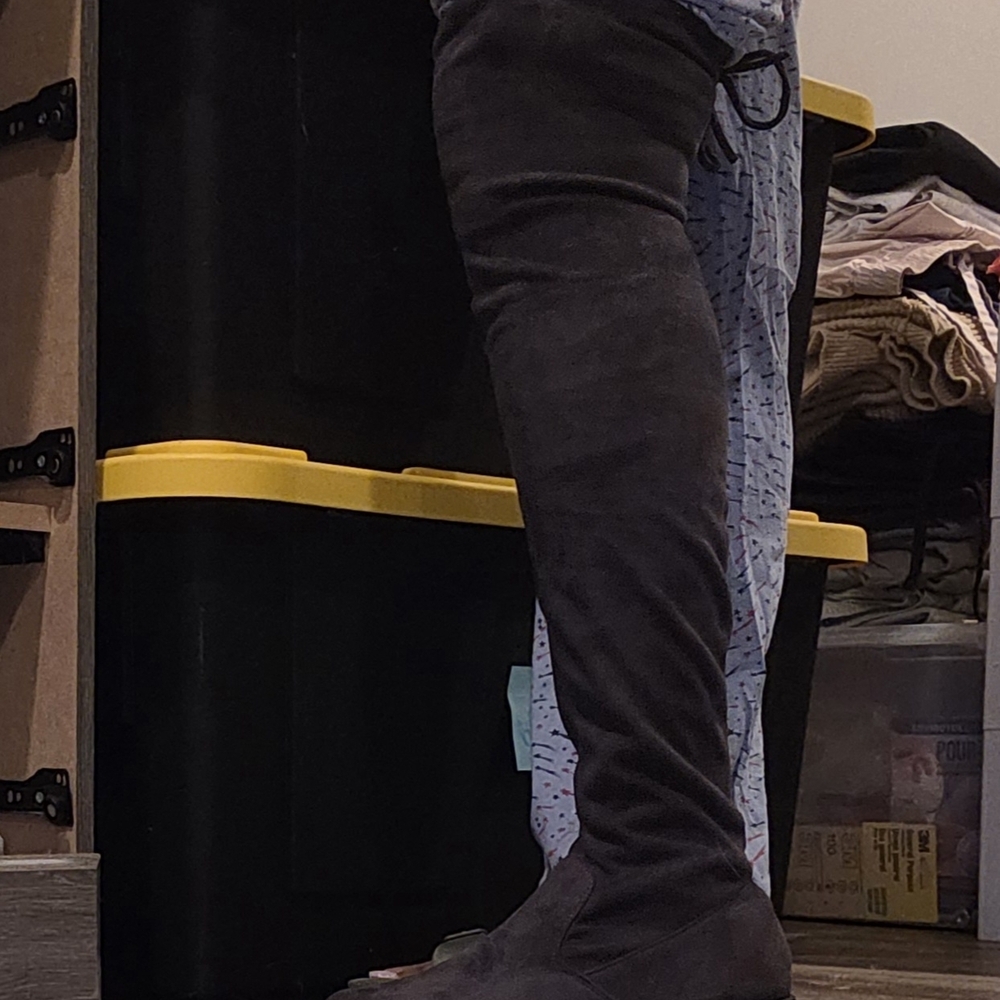 Men's Black Suede Pants